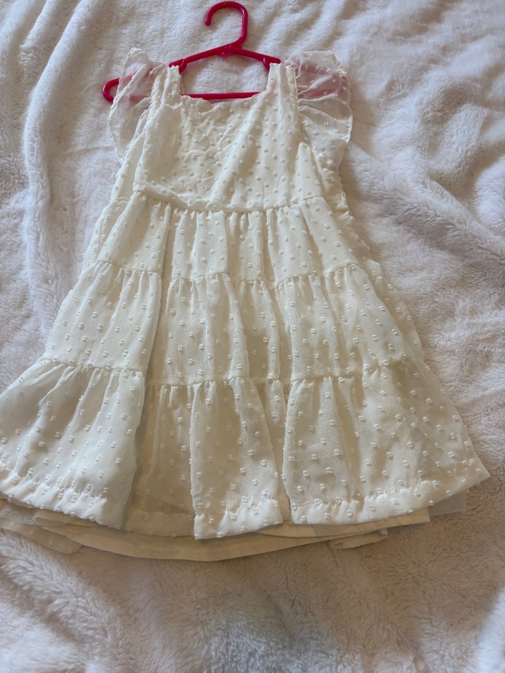 Carters White Lace Damsel style dress size 4T